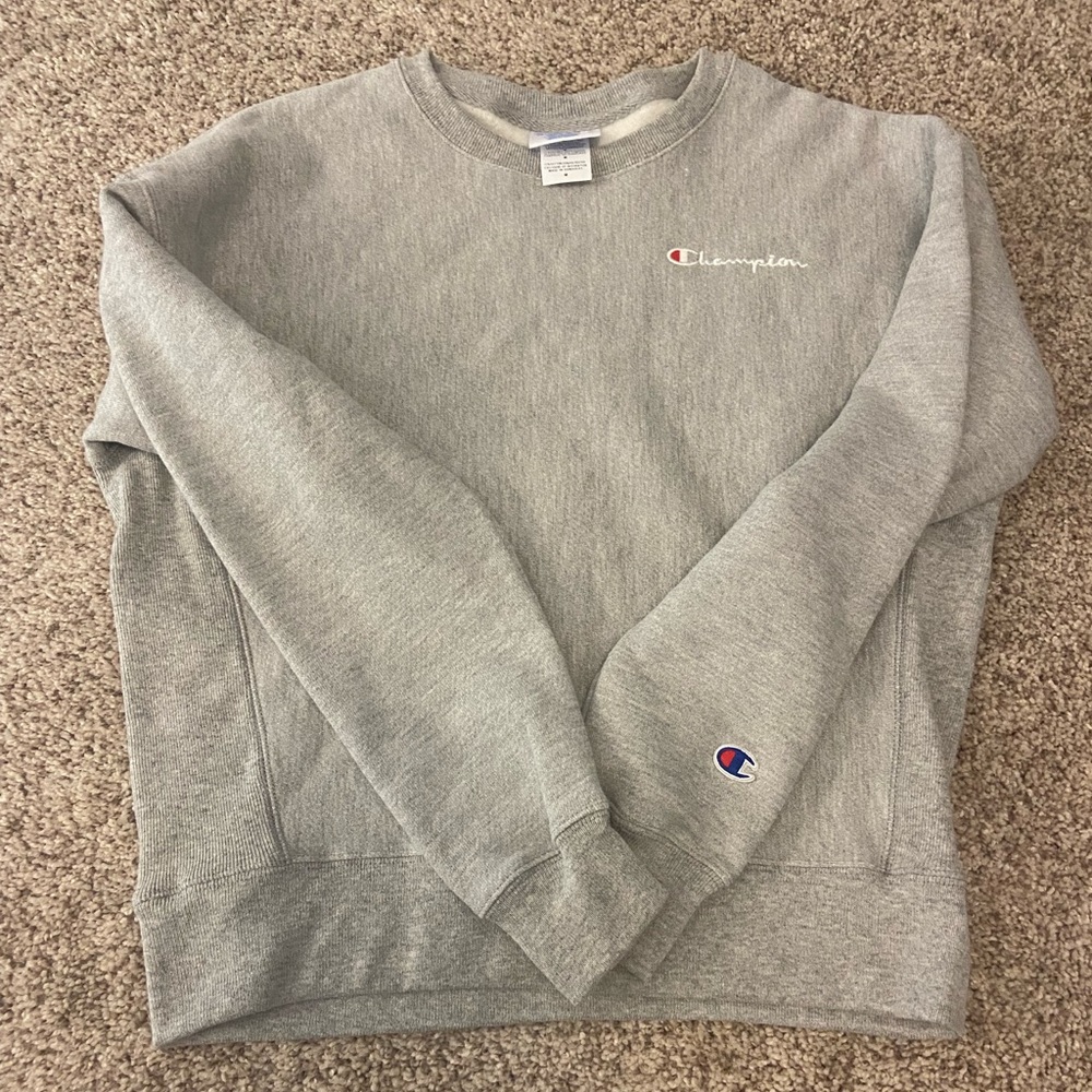 Gray Champion Reverse Weave Crew